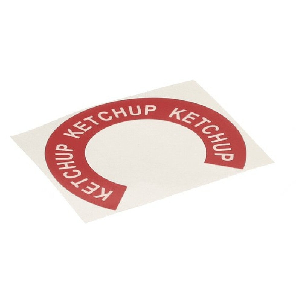 AllPoints 8096405 Round Ketchup Label