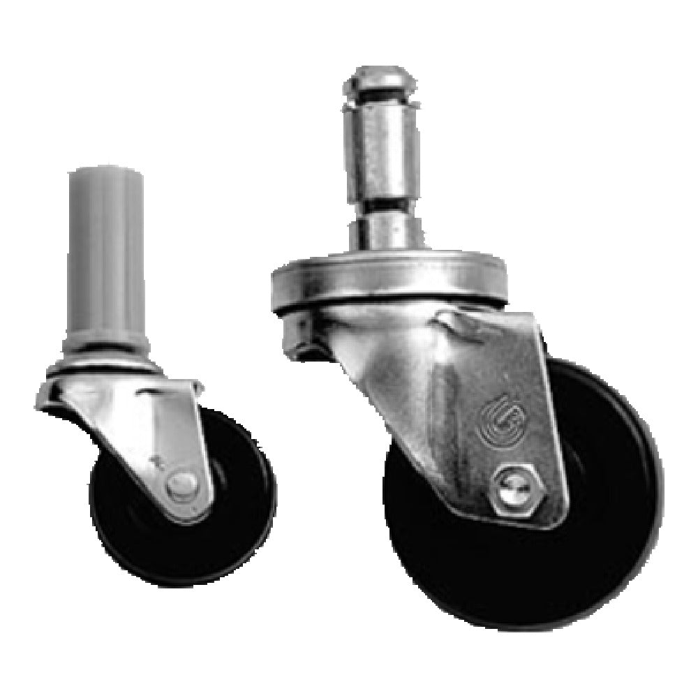 SPG CM3MB - ISS Stem Caster, Swivel-brake, 3" Diameter