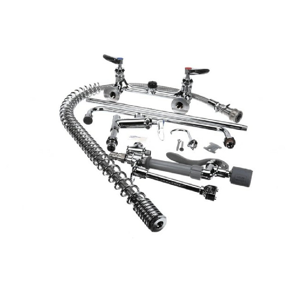 T&S Brass B-0133-14CRQJST Easyinstall Pre Rinse 8 Wall Mount Base