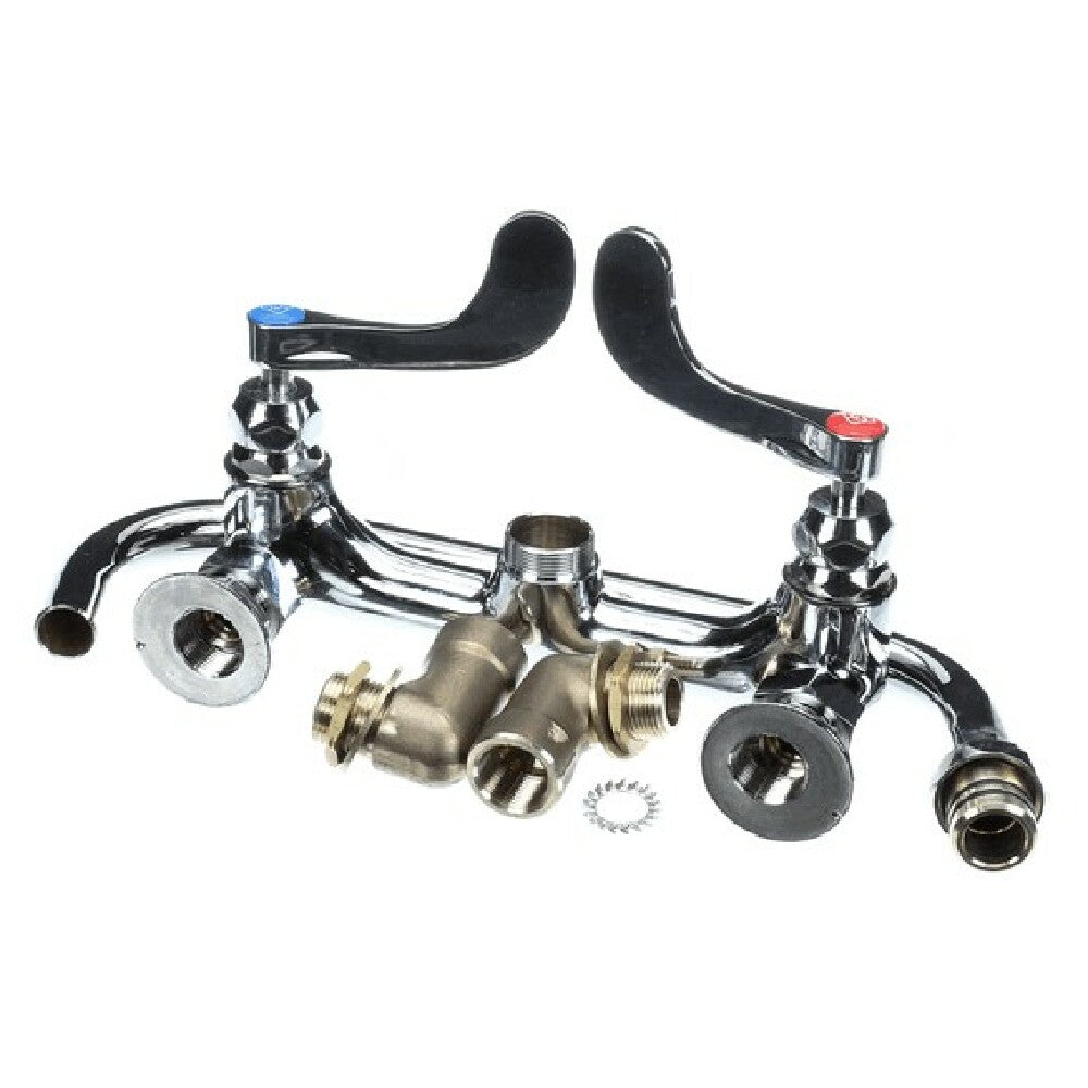 T&S Brass B-0290-04 Big Flo Mixing Faucet 8 Wall Mount 12