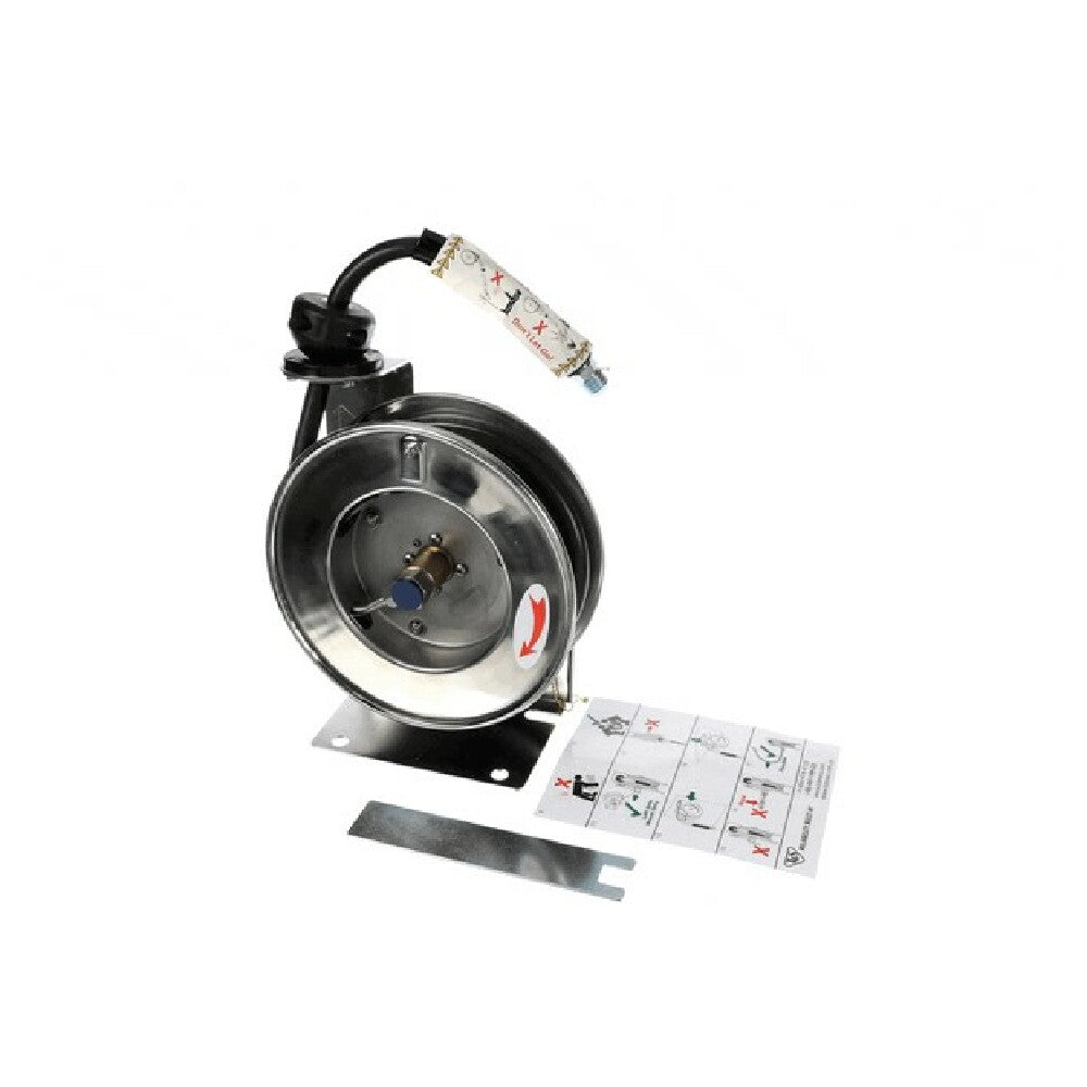 T&S Brass B-7102 Hose Reel 3/8 Id X 12' Hose Open Stai