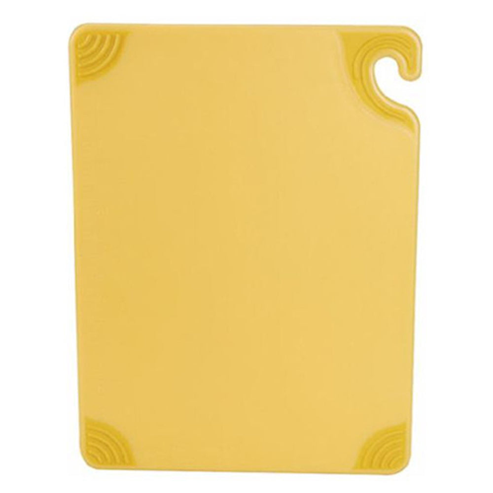 San Jamar SJCBG1502012YL 15x20x.5 Yl Cut Brd Saf T Grip