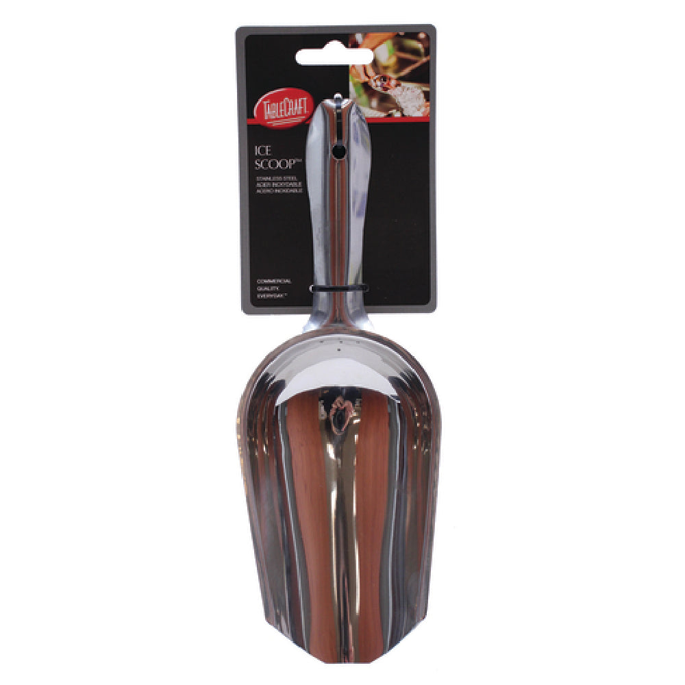 Tablecraft H512 Cash & Carry Ice Scoop Dishwasher Safe Stainless Steel (must Be Purchased In Multiples Of 6 Each)