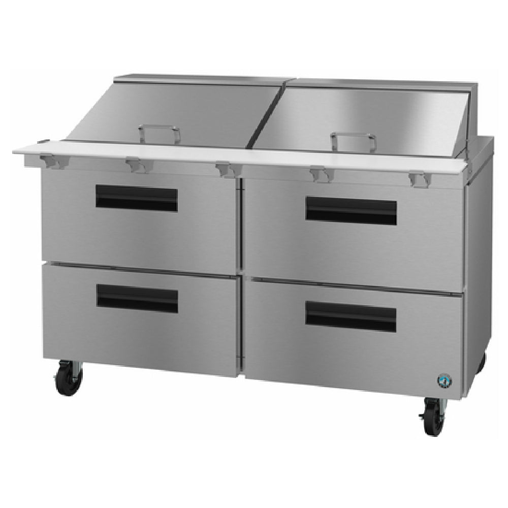 Hoshizaki SR60B-24MD4 - Steelheart Series Mega Top Refrigerator, Two-section, 60"W