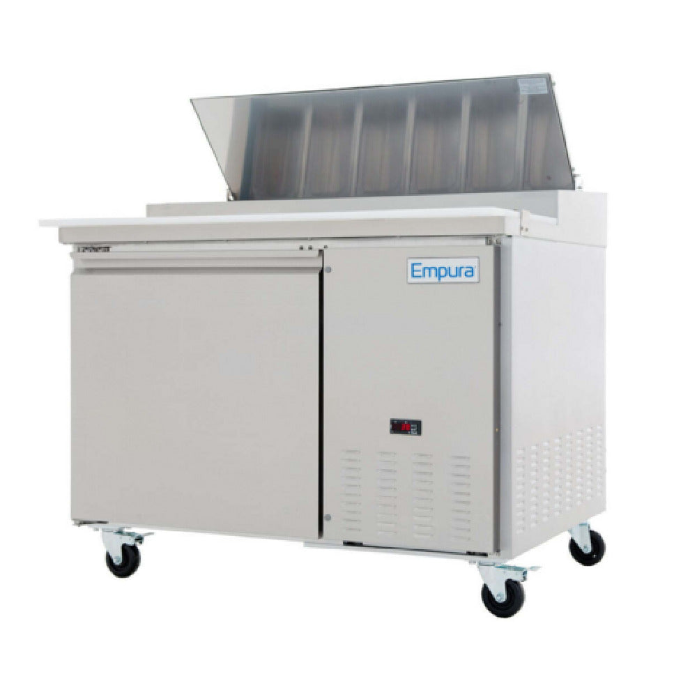 Empura E-KPP44 - Pizza Prep Table, 47.4"W X 32.3"D X 41.3"H, 10 Cu. Ft. Capacity