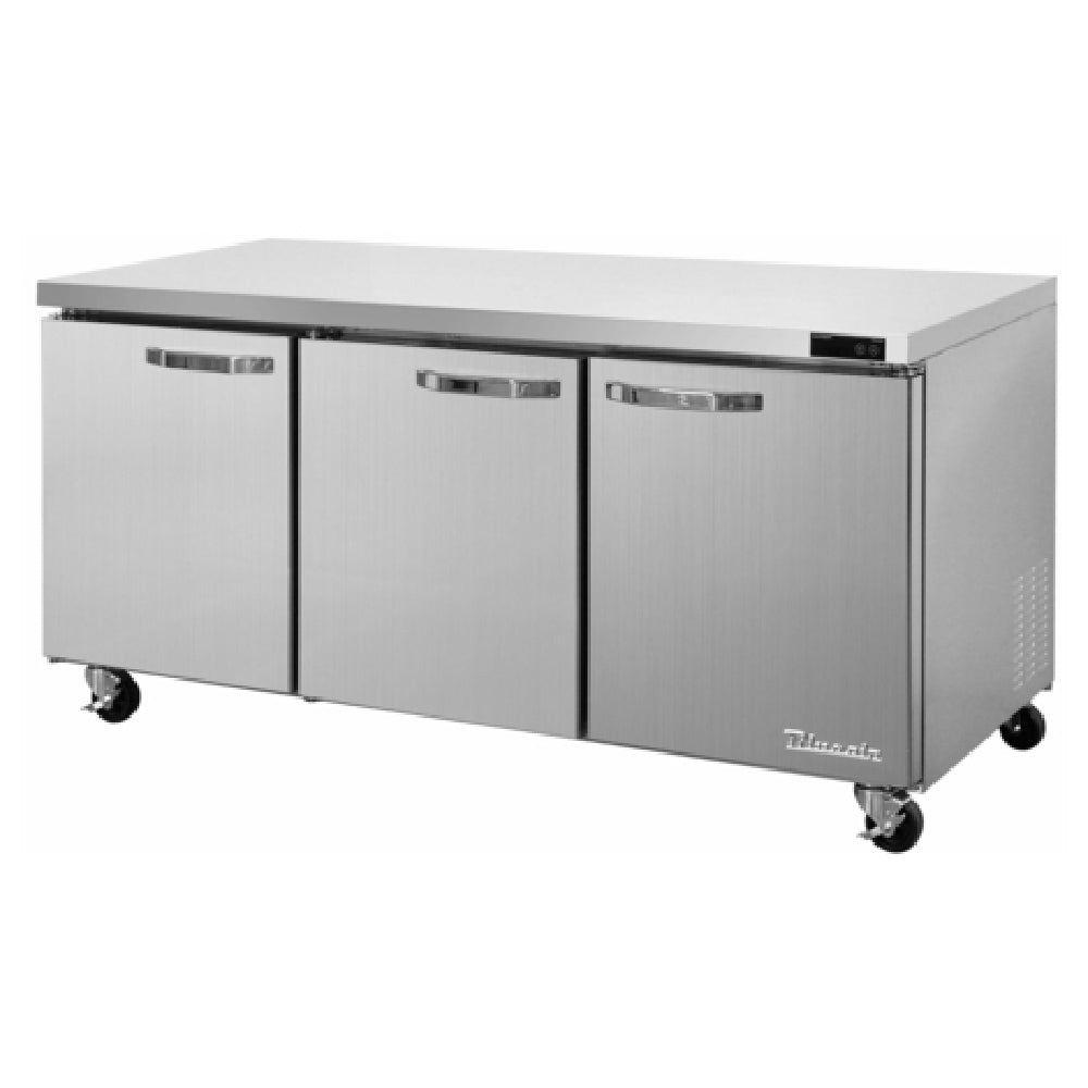Blue Air BLUR72-HC - Undercounter Refrigerator, Three-section, 72-3/8"W
