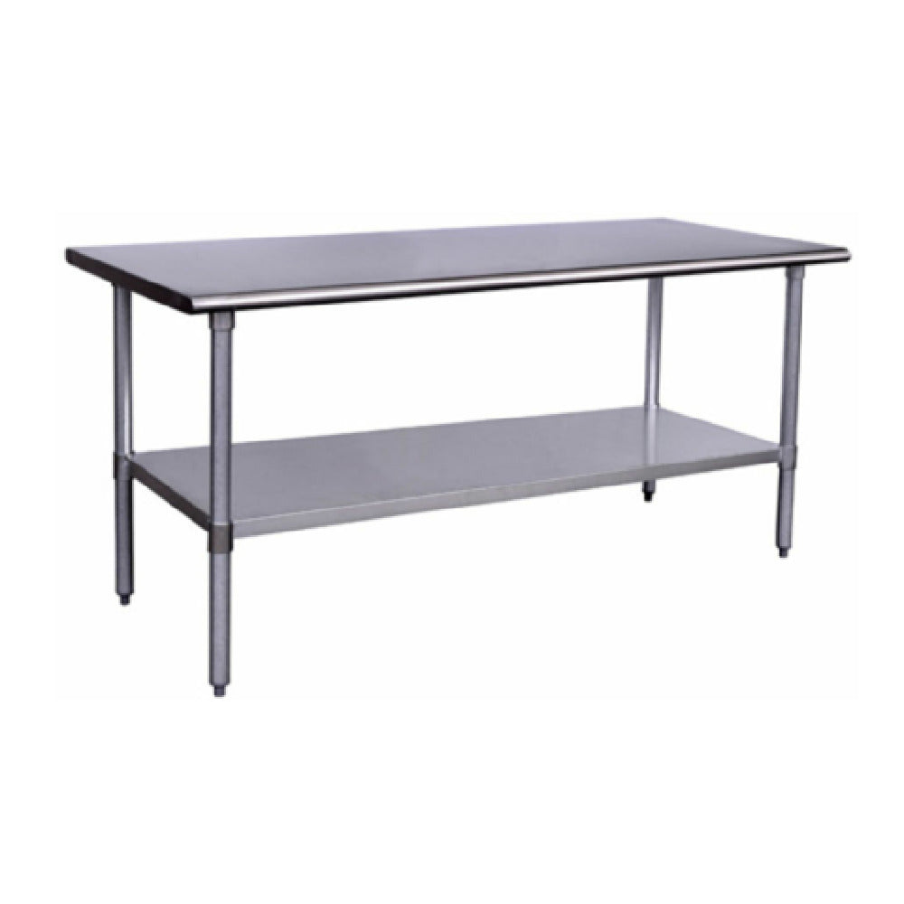 Hubert 69070 - Kratos® Work Table, 72"W X 30"D, 18 Gauge Type 304 Stainless Steel Top