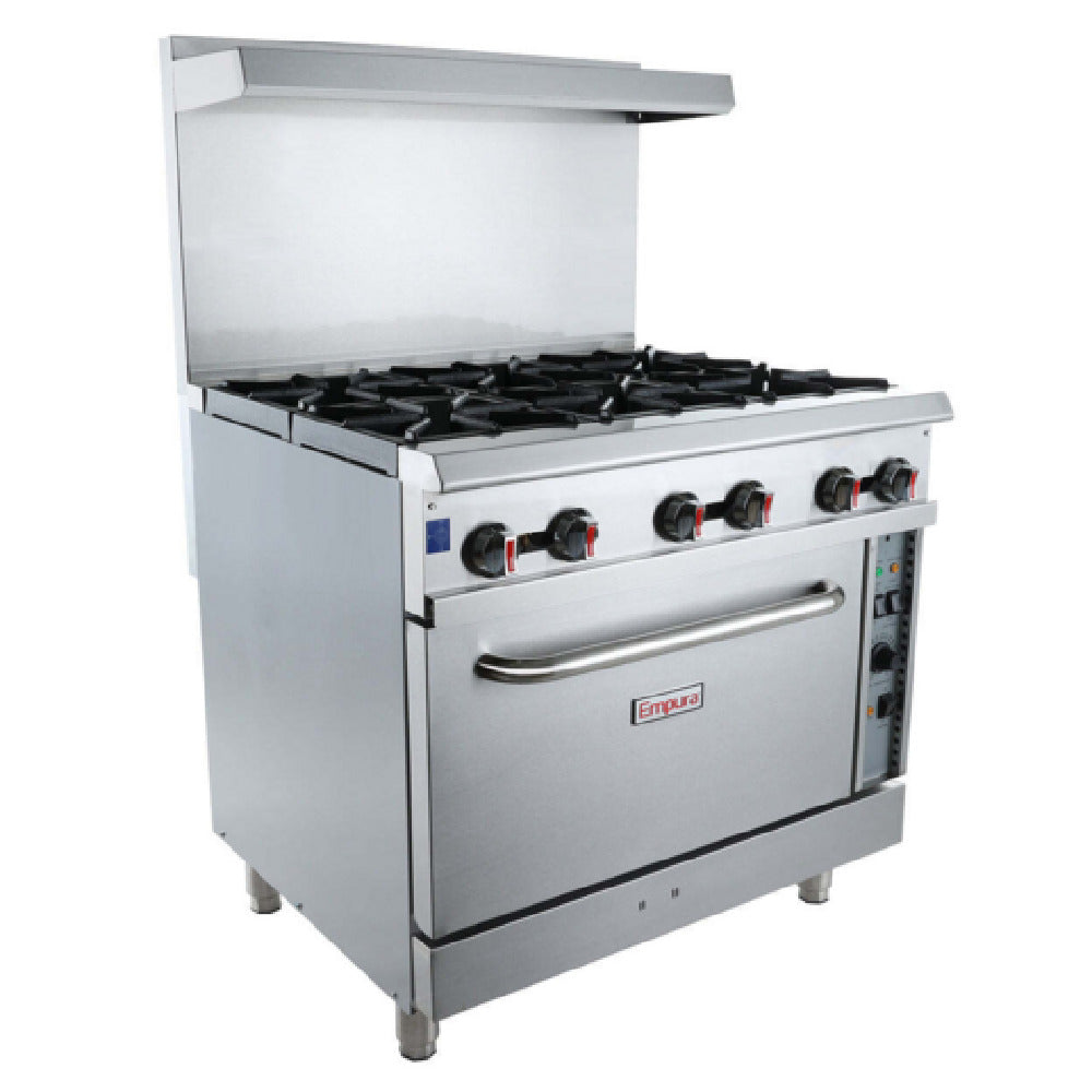 Empura EGR-36C_LP - Single Base Gas Range, Liquid Propane, 36"W X 35"D X 56-1/2"H