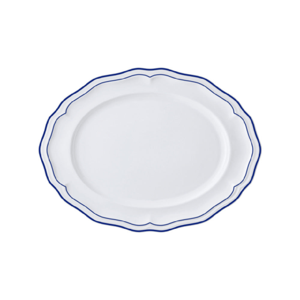 Steelite 62579FP818 Oval Platter 9.0" X 6.75" X 0.875" Adelina