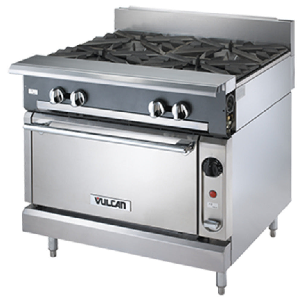 Vulcan V4B36S_NAT - V Series Heavy Duty Range, Gas, 36"