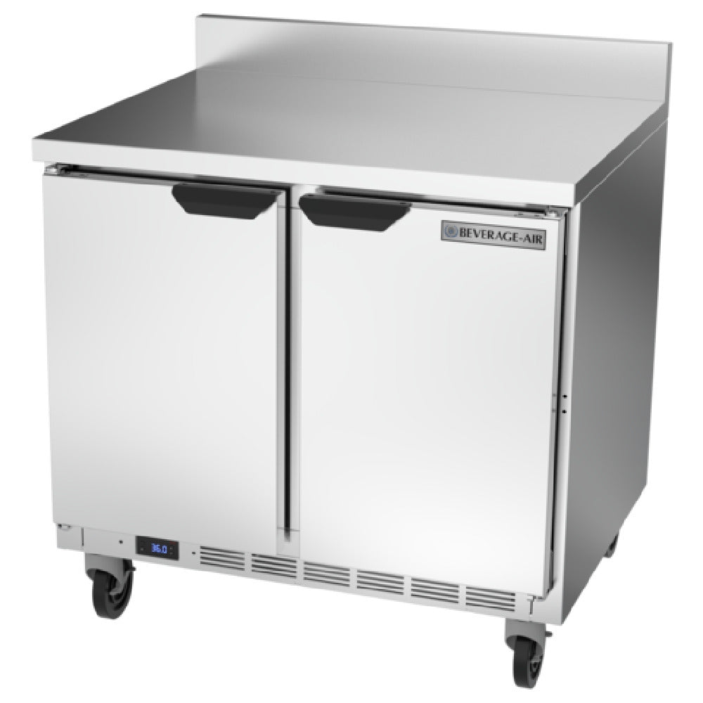 Beverage Air WTR36AHC-FIP Worktop Refrigerator Two-section 36"W