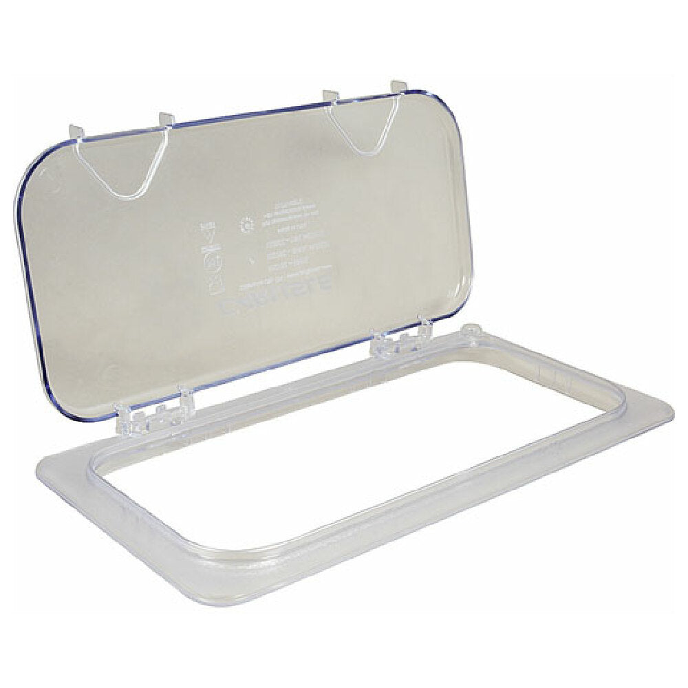 Carlisle Foodservice 10279Z07 Lid(ez Access Third Notch Clr)
