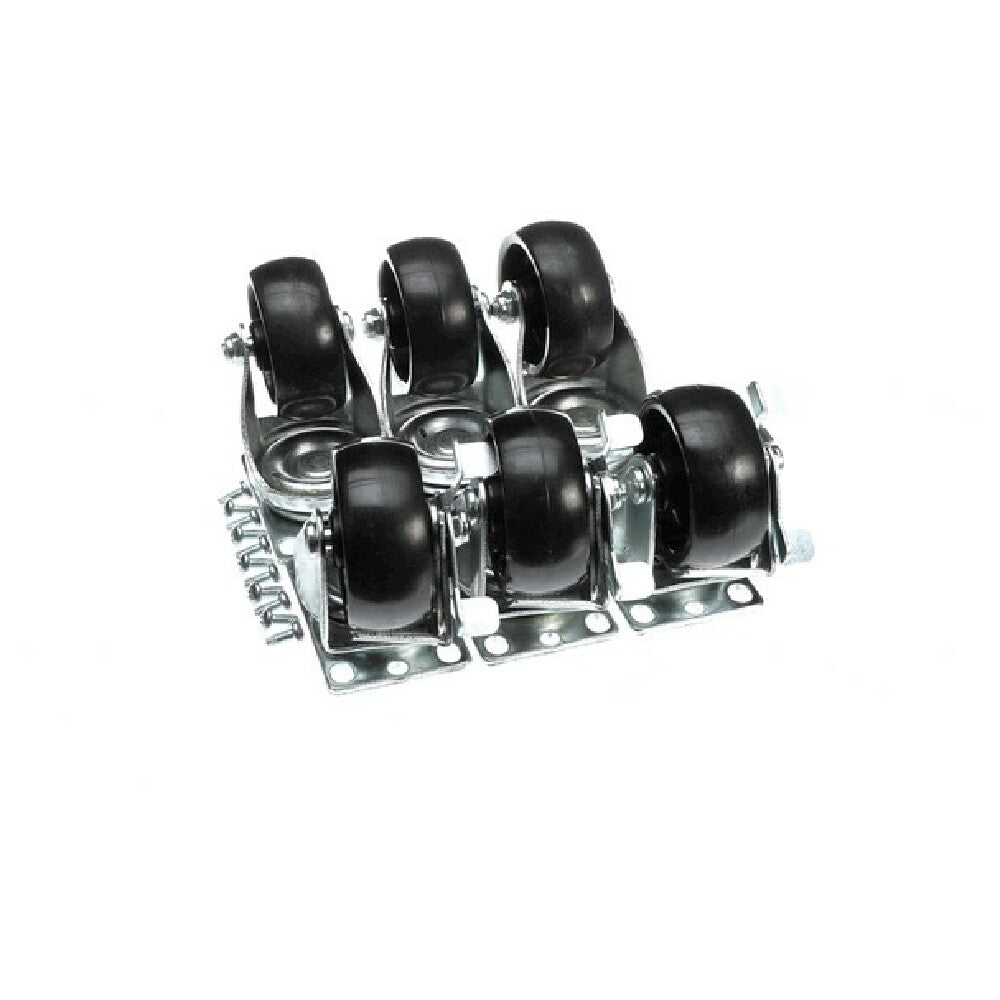 Nor-Lake 160621 Caster Kit Plate Type ( Set Of