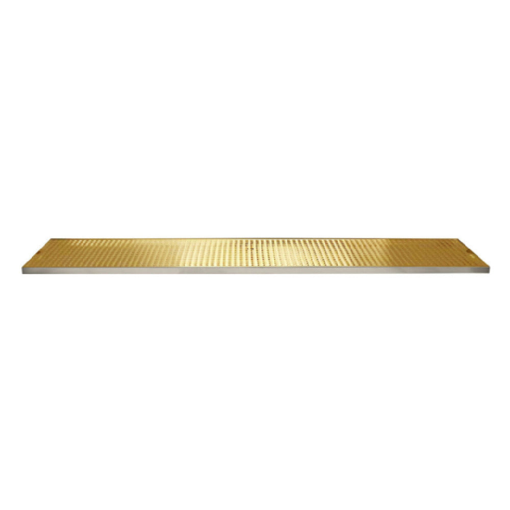 Micro Matic DP-120DSSPVD-51-P Surface Mount Drip Tray 51"W X 5"D X 3/4"H With 3-1/2" Drain Nipple