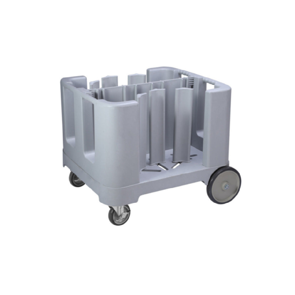 CAC China BTDC-6 Dish Caddy 35-1/2"L X 35-1/4"W X 30"H Rounded Corner Design