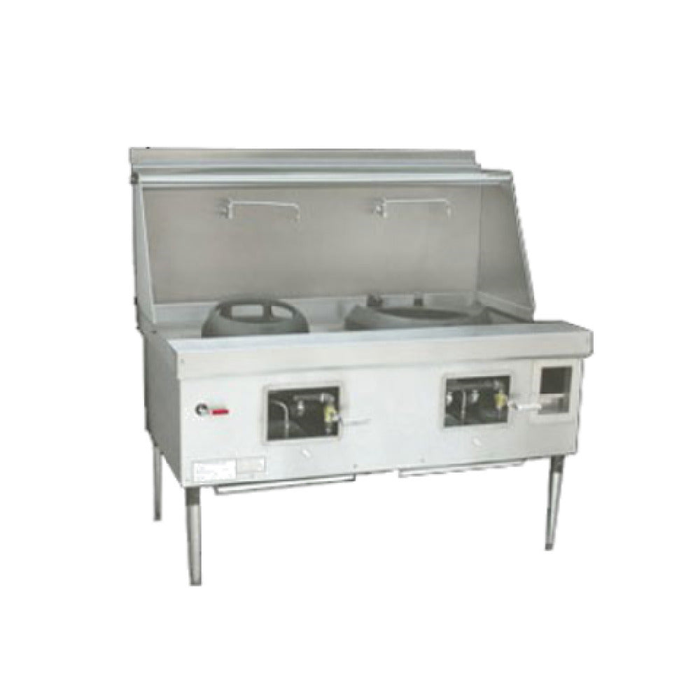 Town Y-2-SS York® Wok Range Gas (2) Chambers