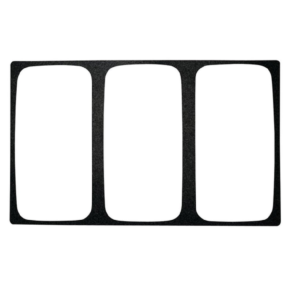 Hubert 20537 - Cold Tile, For 1/3-size Contemporary Pans, 3-compartment