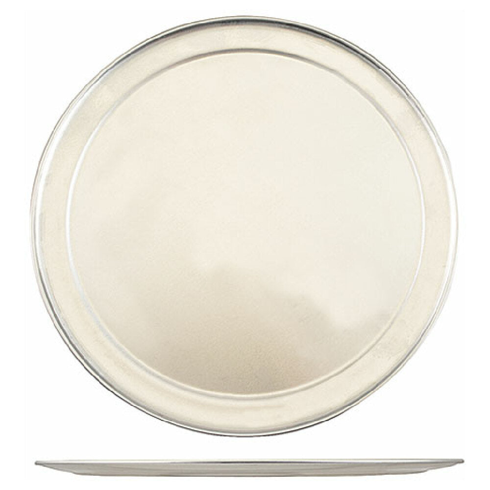 AllPoints 85572 12in Alum Pizza Pan Tp Series 18 Ga Stnd Wt