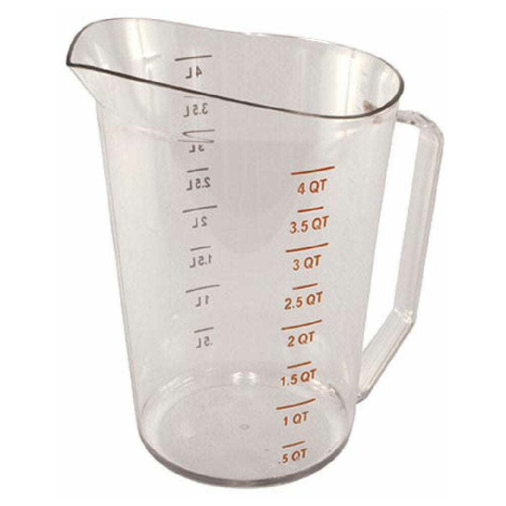 Cambro CAM400MCCW135 4 Qt Measuring Cup 135 Clear
