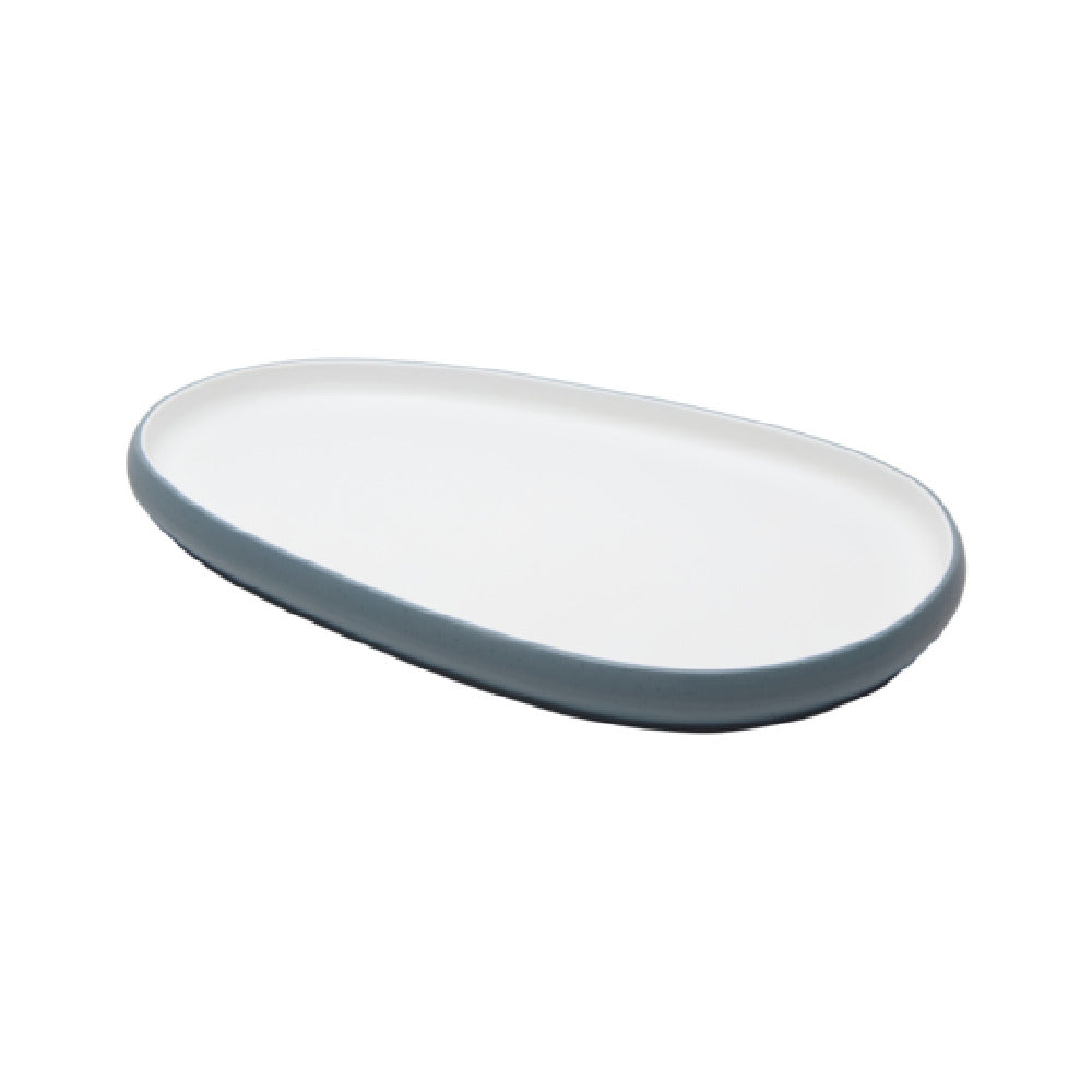 GET 21381-TOH/BL - Cheforward Hatch Platter, 12.7"L X 8.7"W X 1"H, Oblong