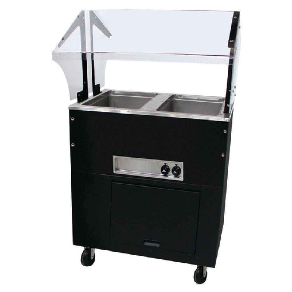Advance Tabco BSW2-120-B-SB Portable Hot Food Buffet Table Electric Stainless Steel Top