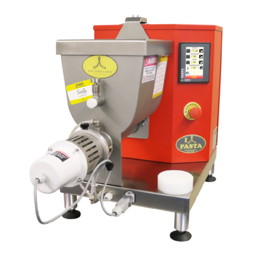 Arcobaleno Pasta Equipment AEX30 STELLA "Pasta Extruder And Mixer Countertop Produces 5200g (11-1/2 Lbs.) Per Batch