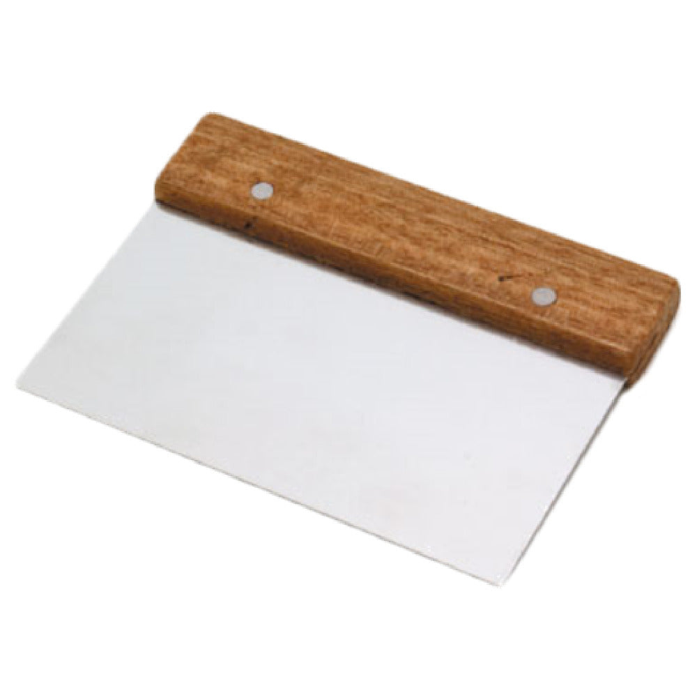 Royal ROY DGHS 6 - Dough Scraper, 6" X 3", Stainless Steel Blade