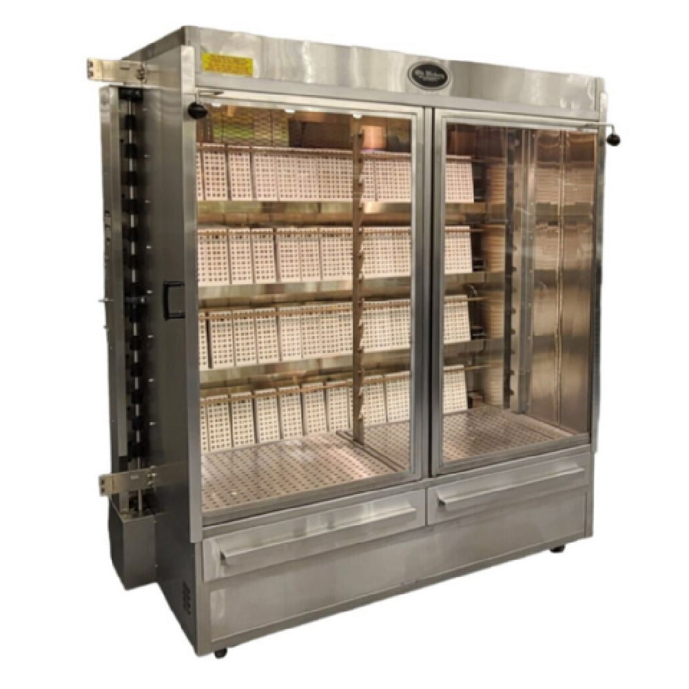Hickory Industries, Inc. N/45WDG-PLUS - Gas Rotisserie Oven, 13-spits In 2 Side-by-side Rows