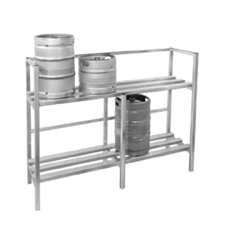 Channel KSR48 Keg Storage All-Welded 48"W X 20"D X 55"H
