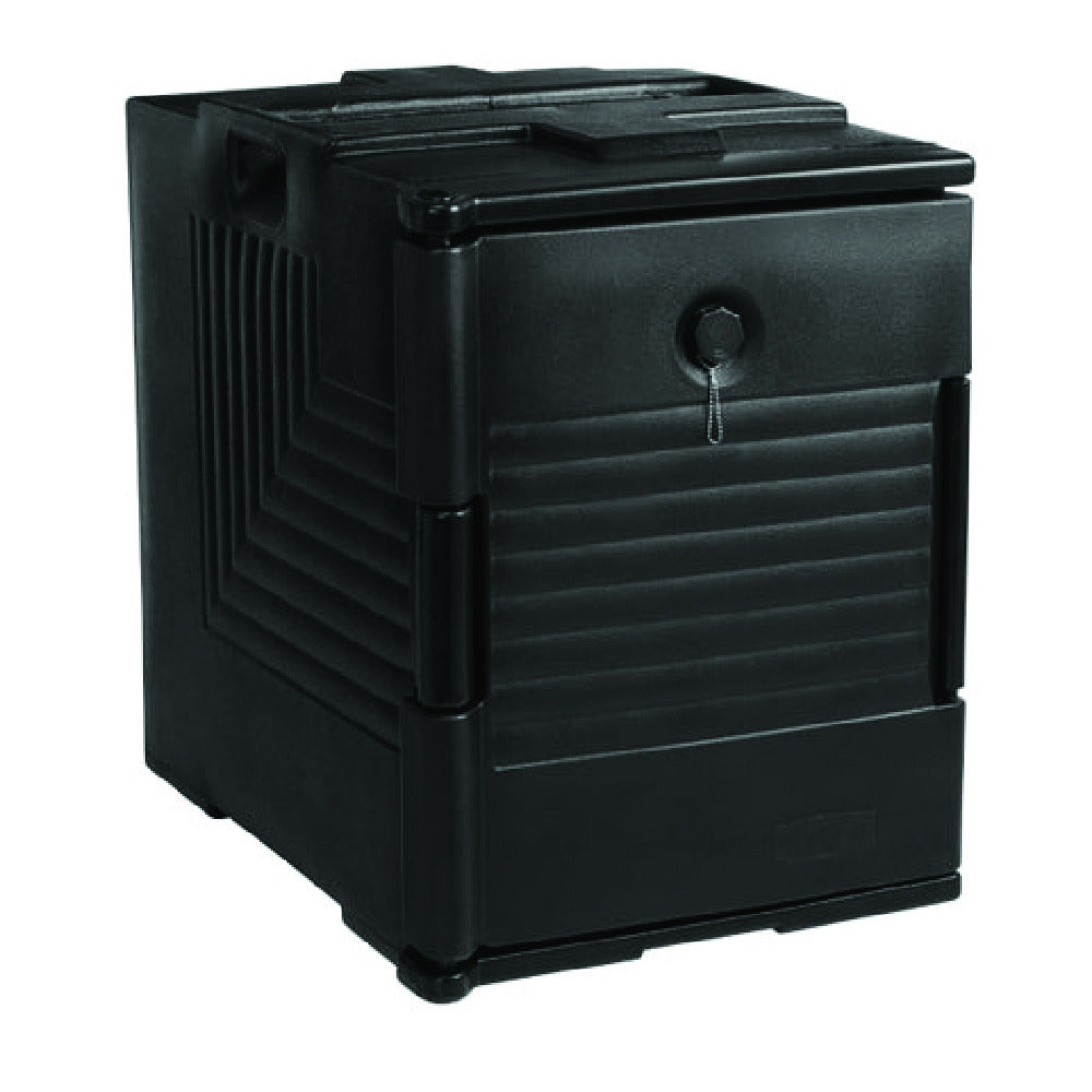 Hubert 95077 - CenPro Black Front Loading Insulated Food Pan Carrier, 6 Full Size Pan Capacity