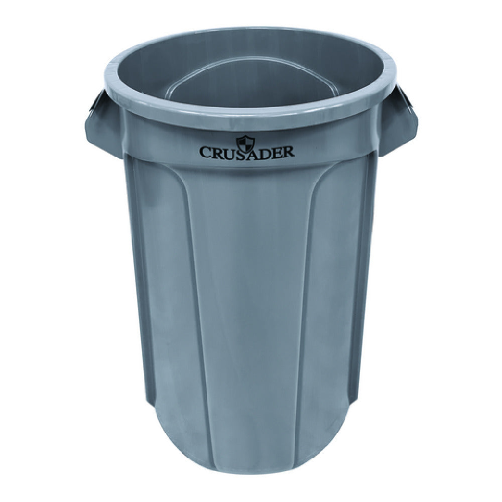 Quantum CTC-55_GRAY - Crusader Round Heavy-duty Utility Container, 55 Gallon, 26-2/5" Dia. X 33" H