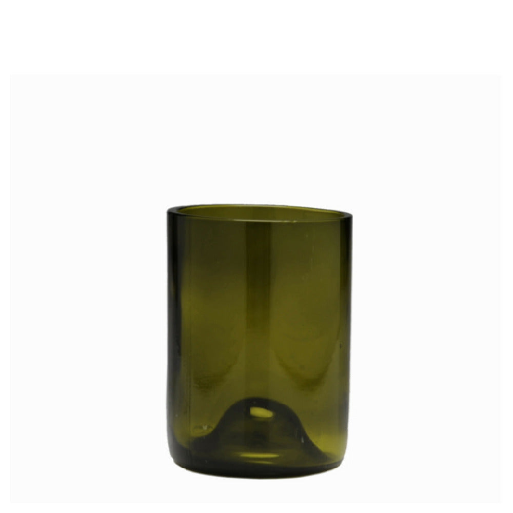 Fortessa 1002.1 Vintage Olive Green Water Glass 12 Oz. 4 1/8"