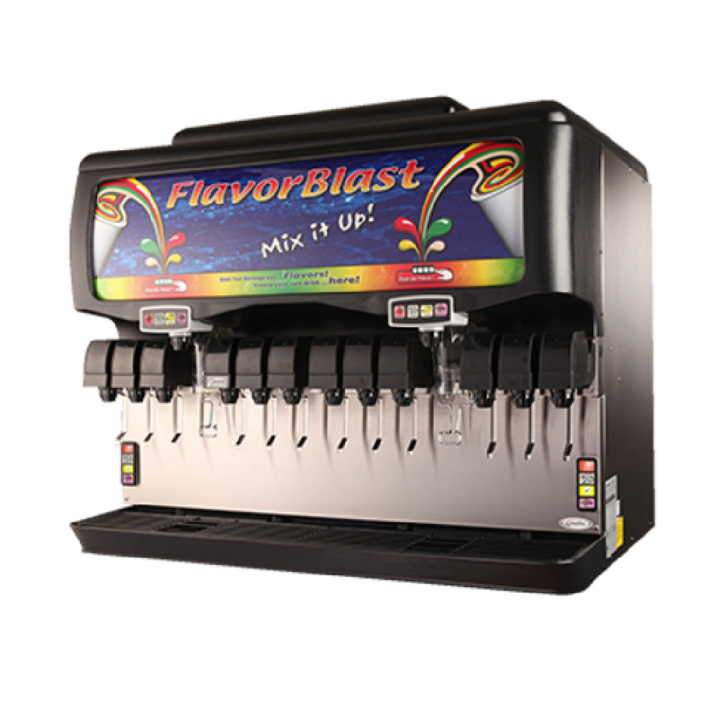 Cornelius 621055182 - Enduro 250 Ice & Post-Mix Beverage Dispenser, Countertop, (10) UFB-1™ Sanitary Lever Valves