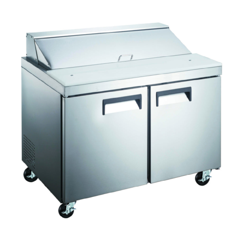 Admiral Craft GRSL-2D Grista Refrigerated Salad/Sandwich Prep Table 2-section