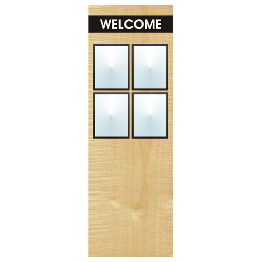 Hubert 93946 - Menu Board, 8-pocket, Floor Stand