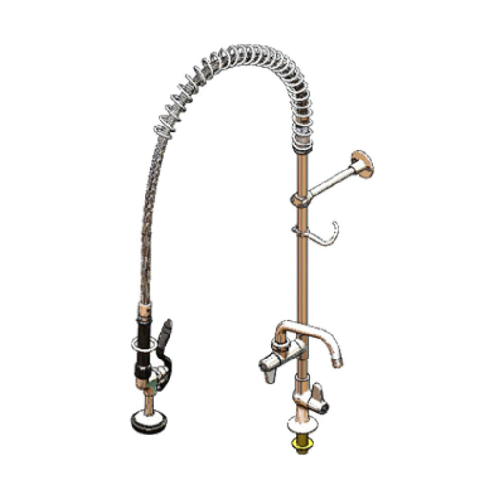 T&S Brass 5PR-1S06 Equip Pre-Rinse Unit 46"H 6" Add-on Faucet