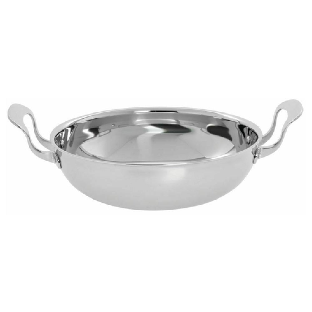 Hubert 65540 - Display Wok Pan, 11" Dia. X 3-3/8"H, Round