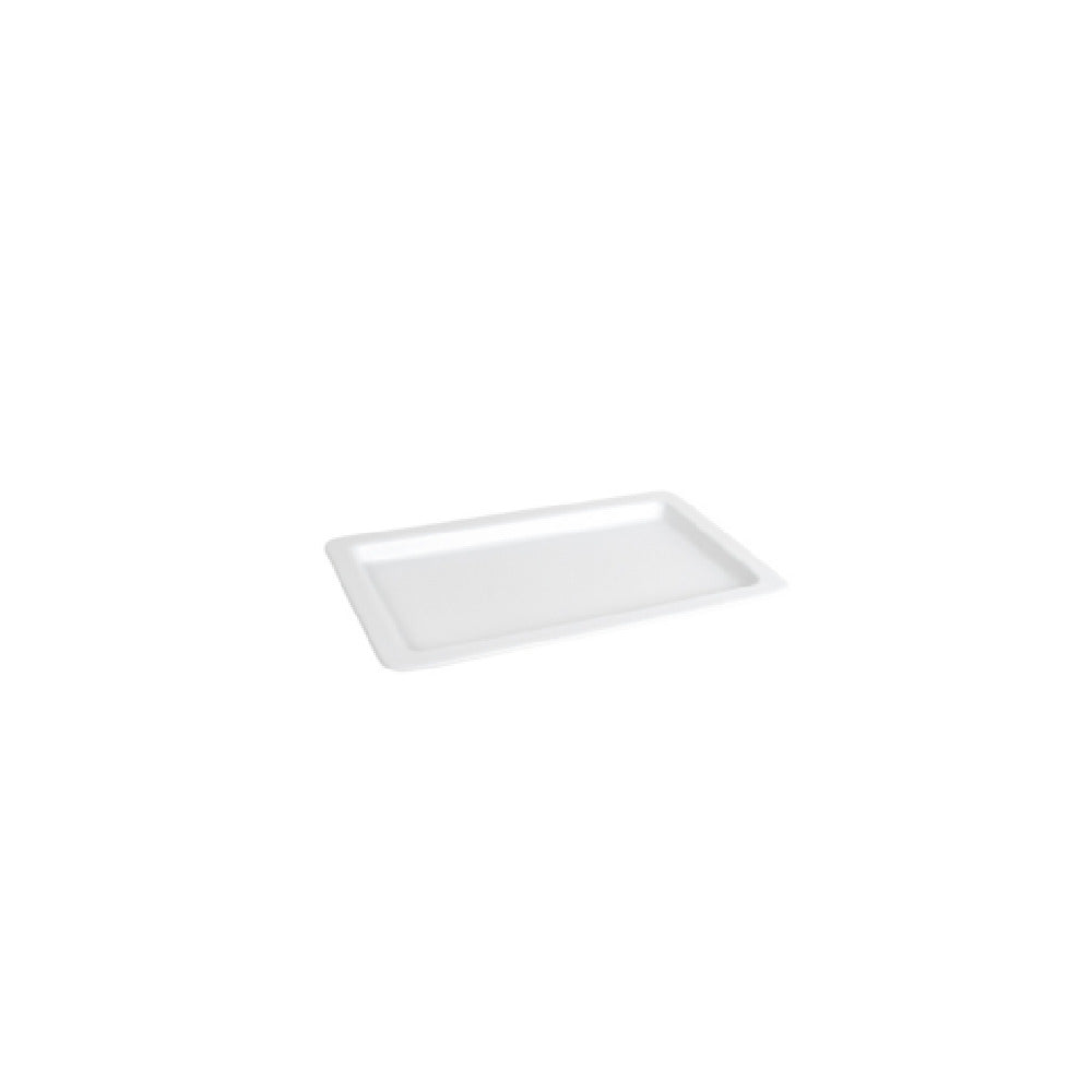 FOH BPT044WHU18 Smart Buffet Ware® Domino Cold Tray 18.75" X 12" Coated Aluminum