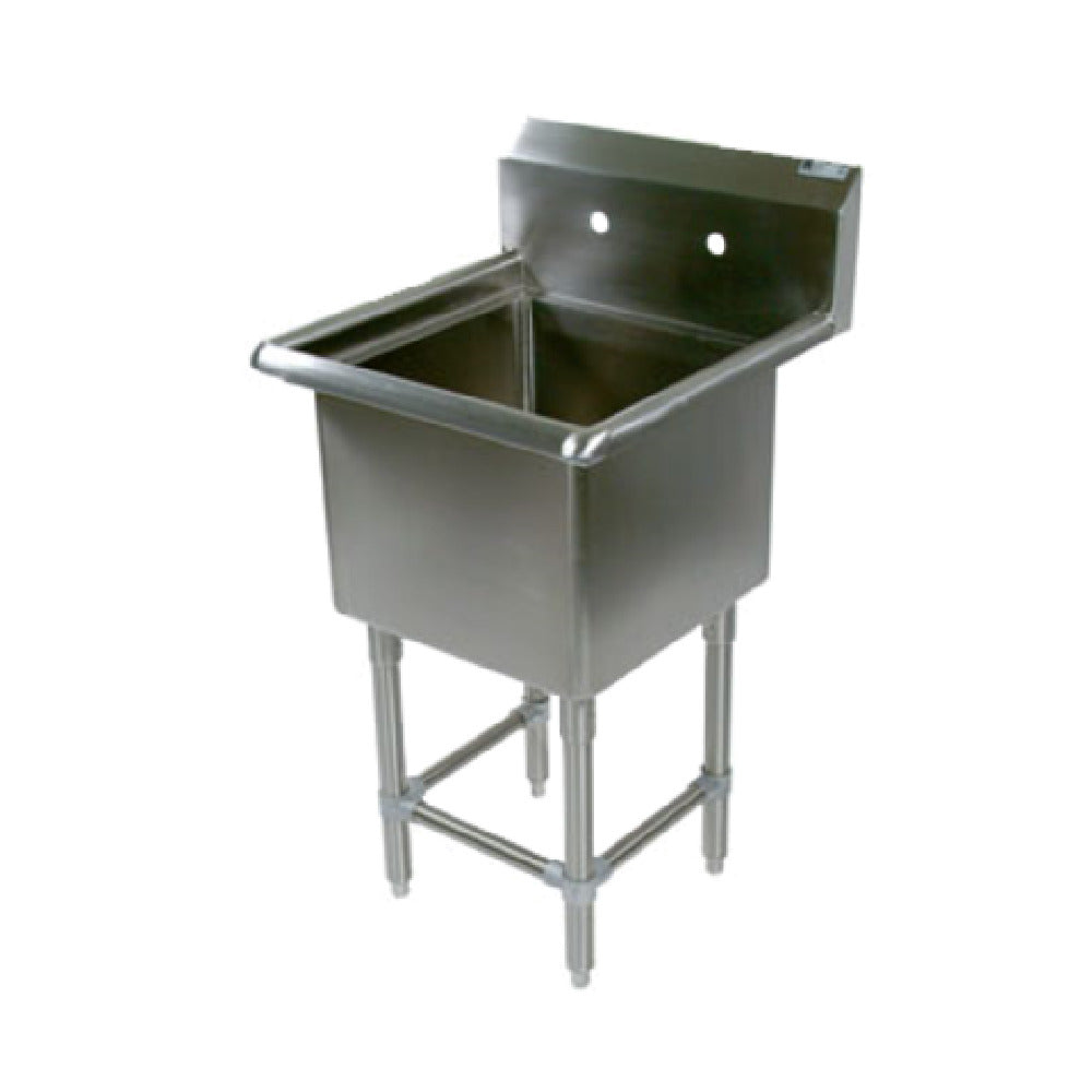 John Boos 1PB18 Pro-Bowl Sink 1-compartment 23-1/8"W X 23-1/2"D X 44-1/16"H Overall Size