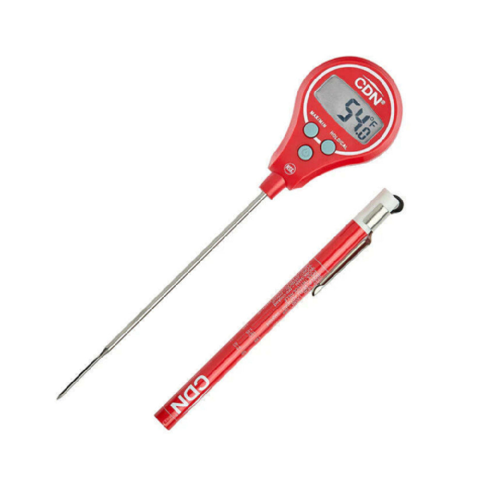 JB Prince UA296 R Lollipop Thermometer Red NSF