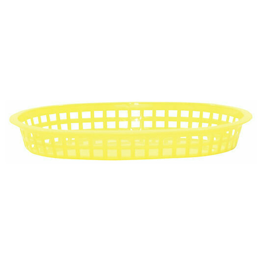 TableCraft Products 1076Y - Chicago Platter Basket, 10-1/2" X 7-1/4" X 1-1/2", Oval
