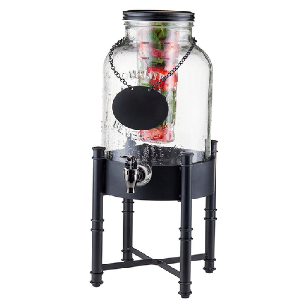 TableCraft Products 10090 - Industrial Collection™ Beverage Dispenser, 2 Gal, 10" X 8" X 12-3/4"