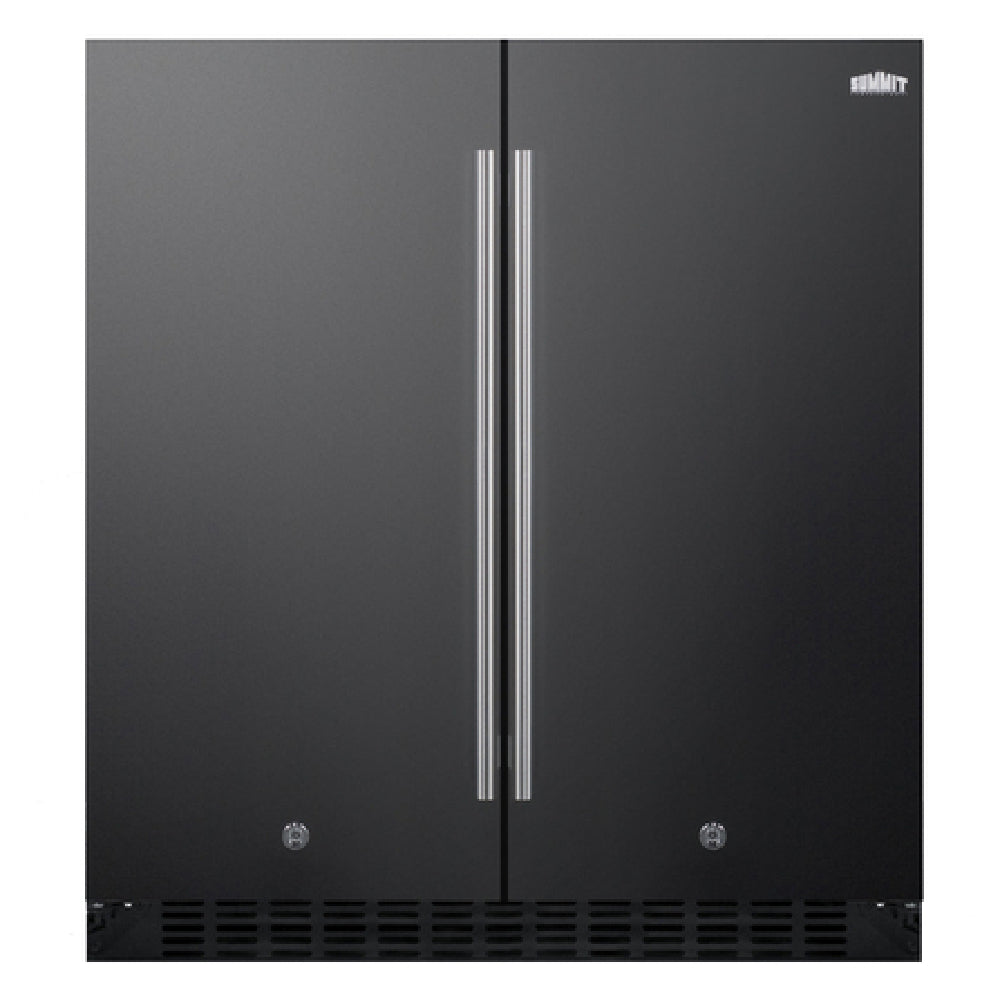 Summit FFRF3070B Built-In Undercounter Refrigerator-Freezer Single Compressor