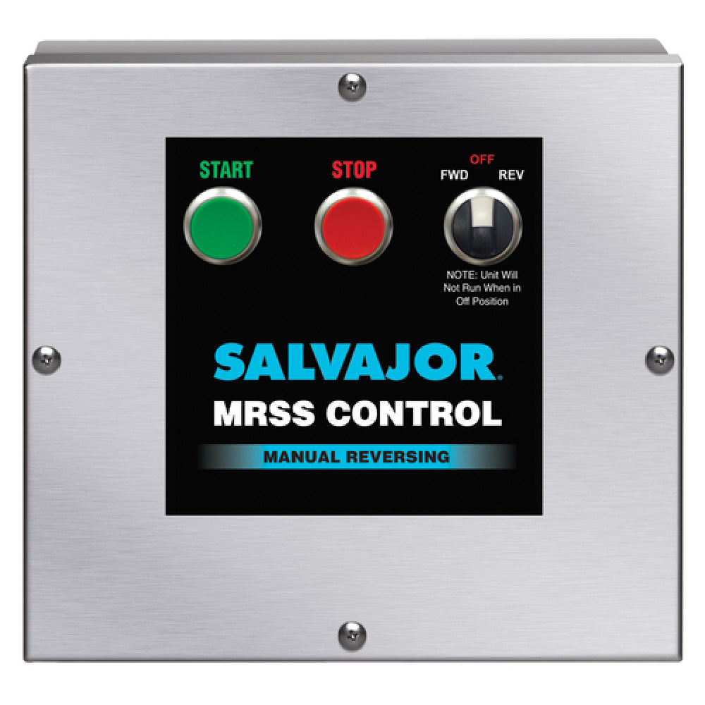 Salvajor MRSS Start/Stop Push Button Manual Reversing Control NEMA 4 Stainless Steel Enclosure