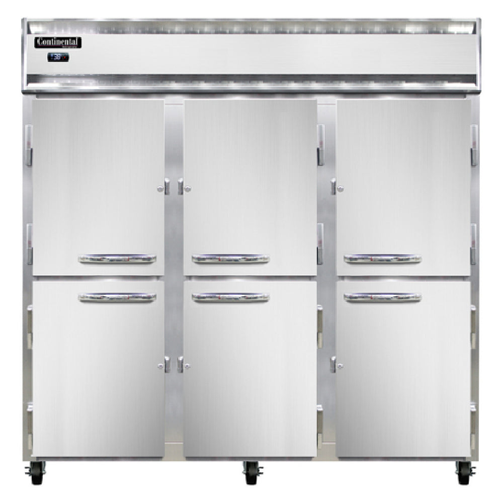 Continental Refrigerator 3RNSSHD Refrigerator Reach-in Three-section