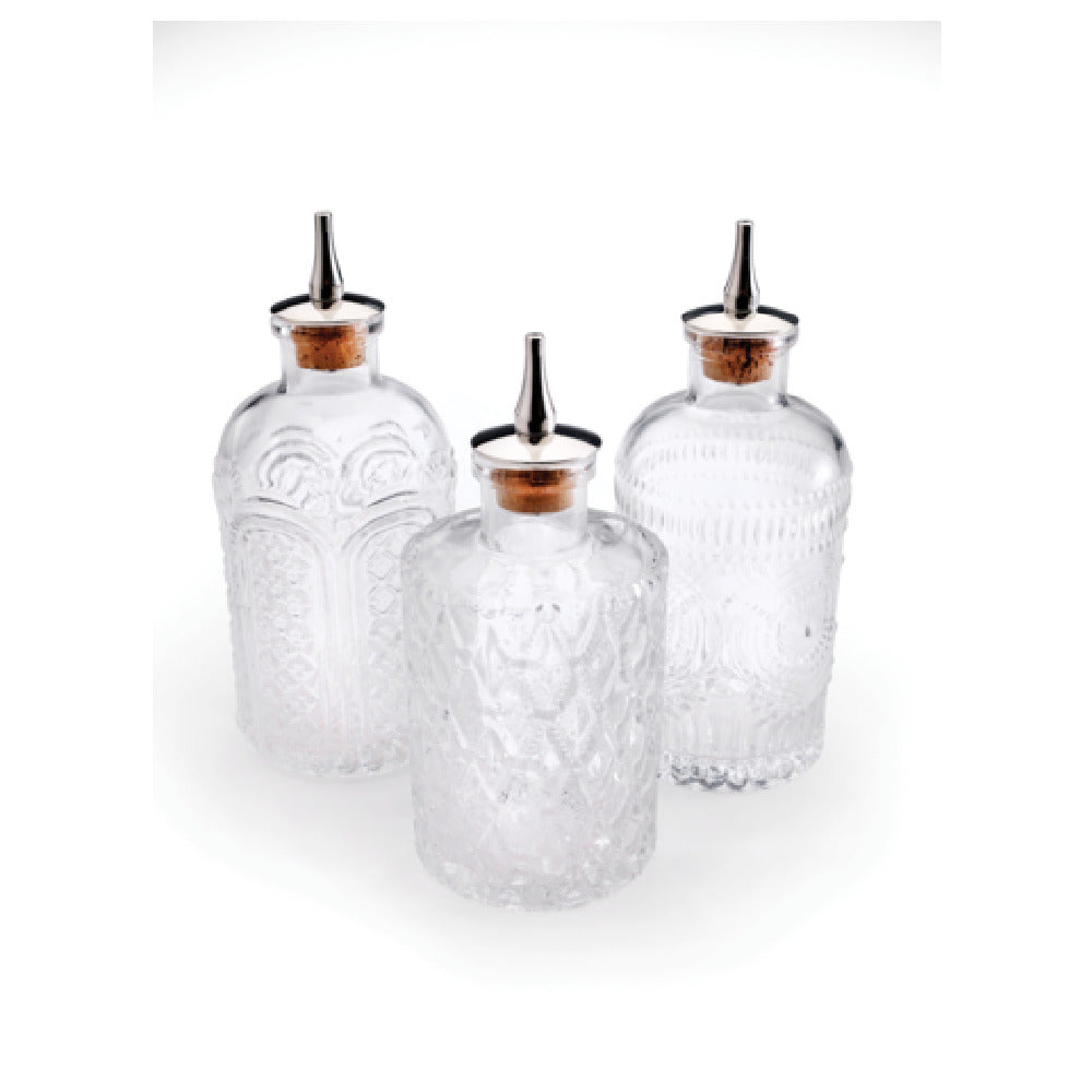 Mercer Culinary M37195 Barfly® Bitters Bottle Set Retro Styling Glass