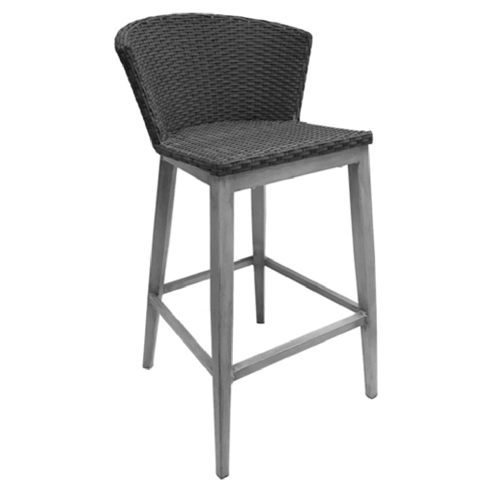 Emuamericas, Llc A1210-500-74 - Elly Bar Stool, Outdoor/indoor, All-weather Wicker Back And Seat