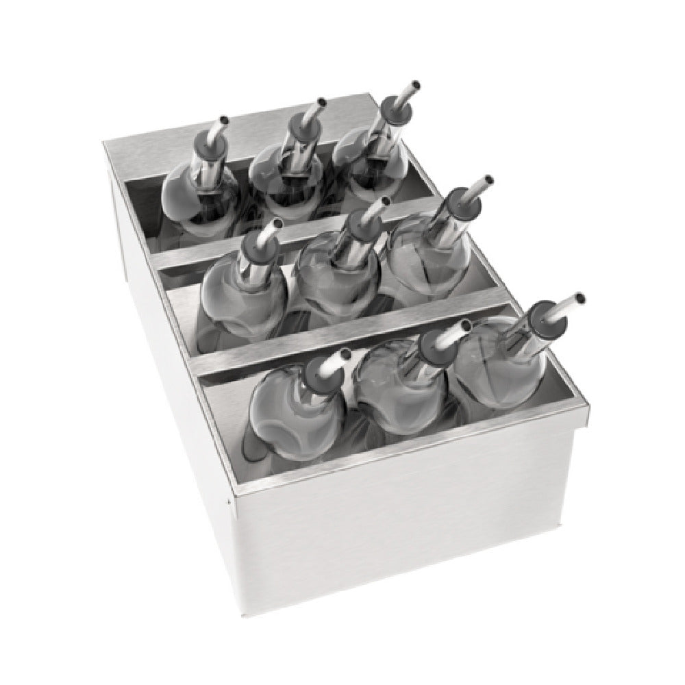 Krowne MW-SR12 MoveWell Speed Rack Modular Insert 12"W X 21"D X 6"H (3) Tier