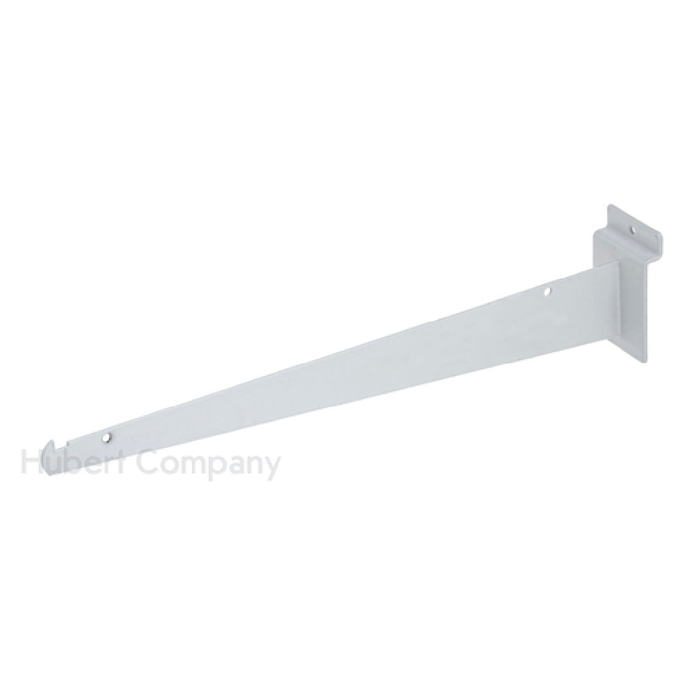 Hubert 62818 - Slatwall Shelf Bracket, 16", White