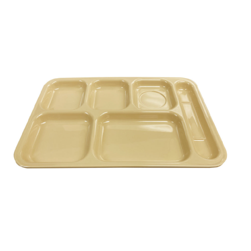Thunder Group ML802T Tray 14-1/2"W X 10"D X 7/8"H Right Hand (6) Compartment